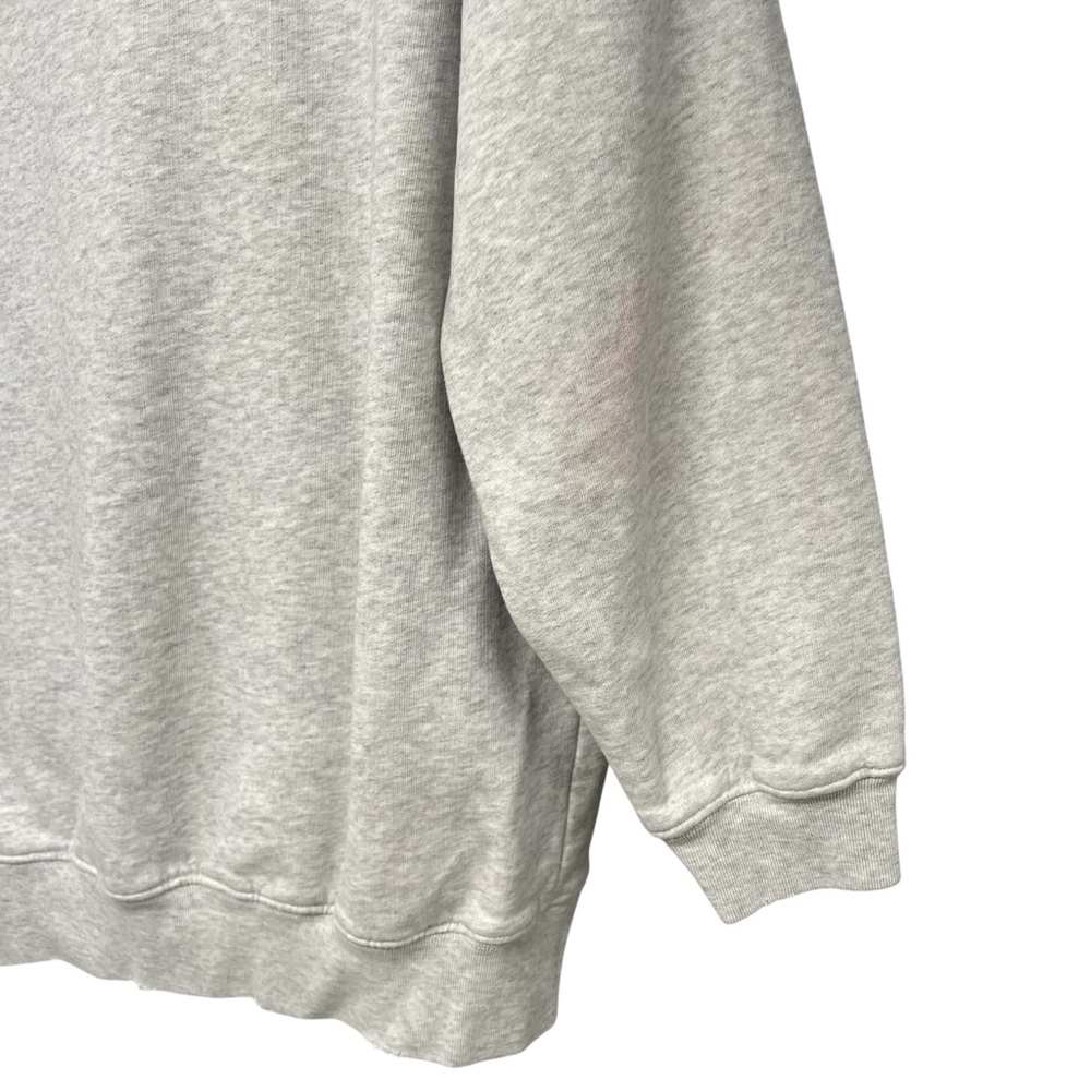 Anine Bing Sport Tyler Hoodie Grey Heather Logo Oversized Sweatshirt Women’s XS - Picture 12 of 13